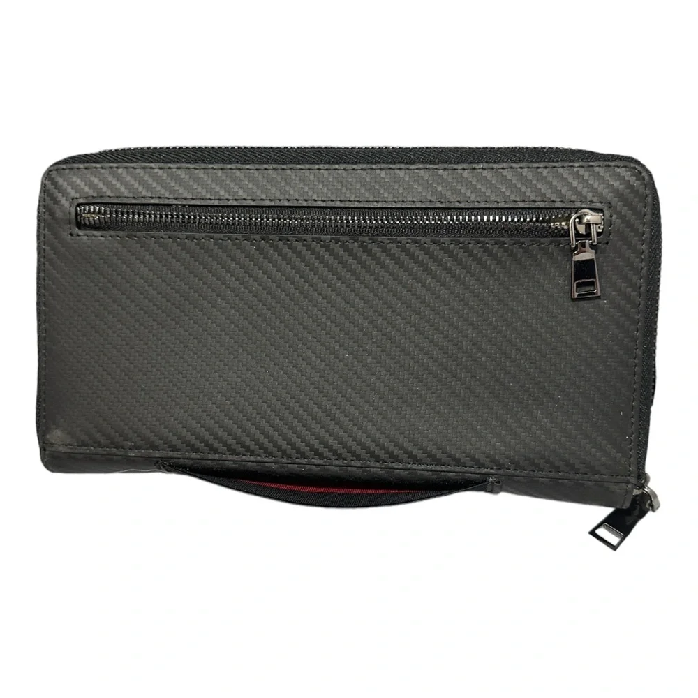 Rival Zero zip wallet organizer‎ black and red EUC 137